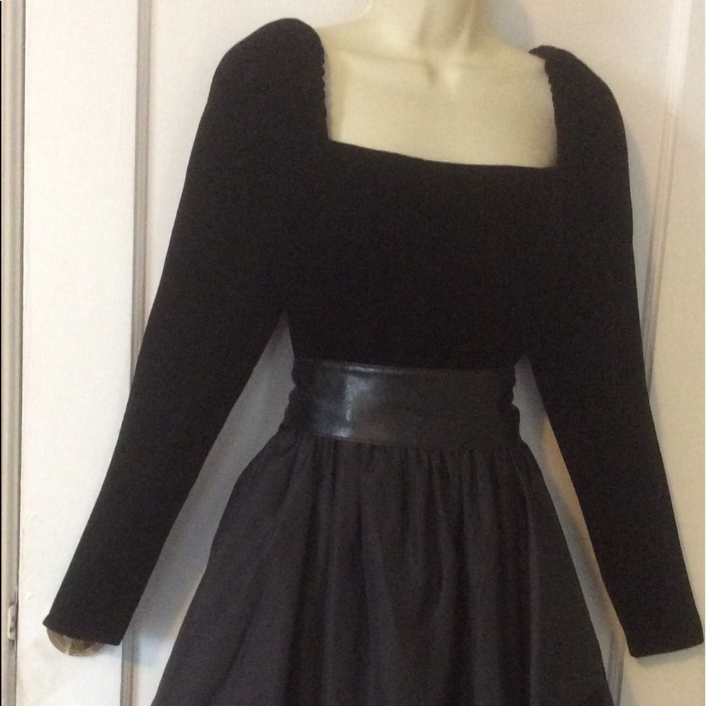 Vintage BILL BLASS Velvet/Taffeta Fit&Flare Dress